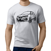 JL Illustration For A Toyota Eitos Liva Motorcar Fan T-shirt