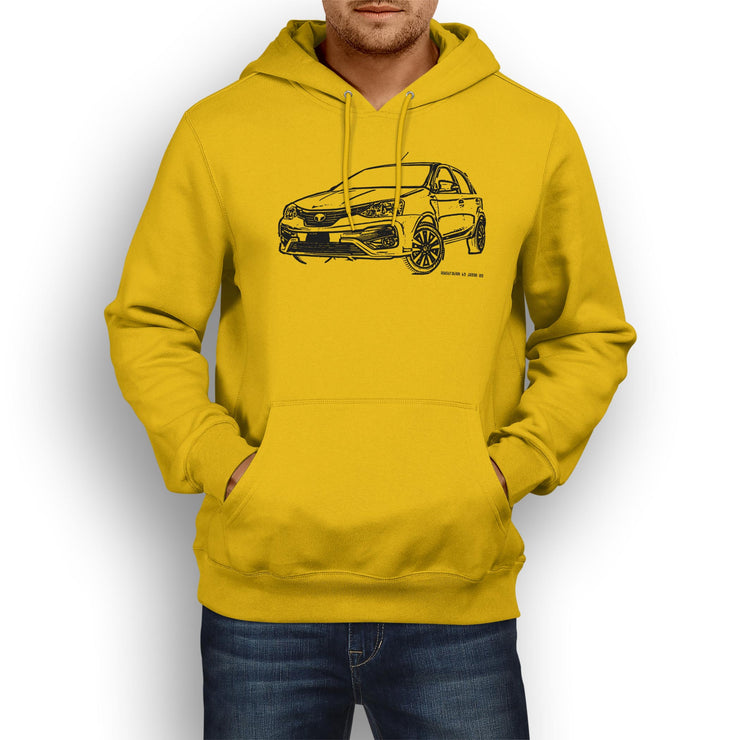 JL Illustration For A Toyota Eitos Liva Motorcar Fan Hoodie