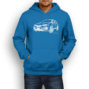 JL Illustration For A Toyota Eitos Liva Motorcar Fan Hoodie