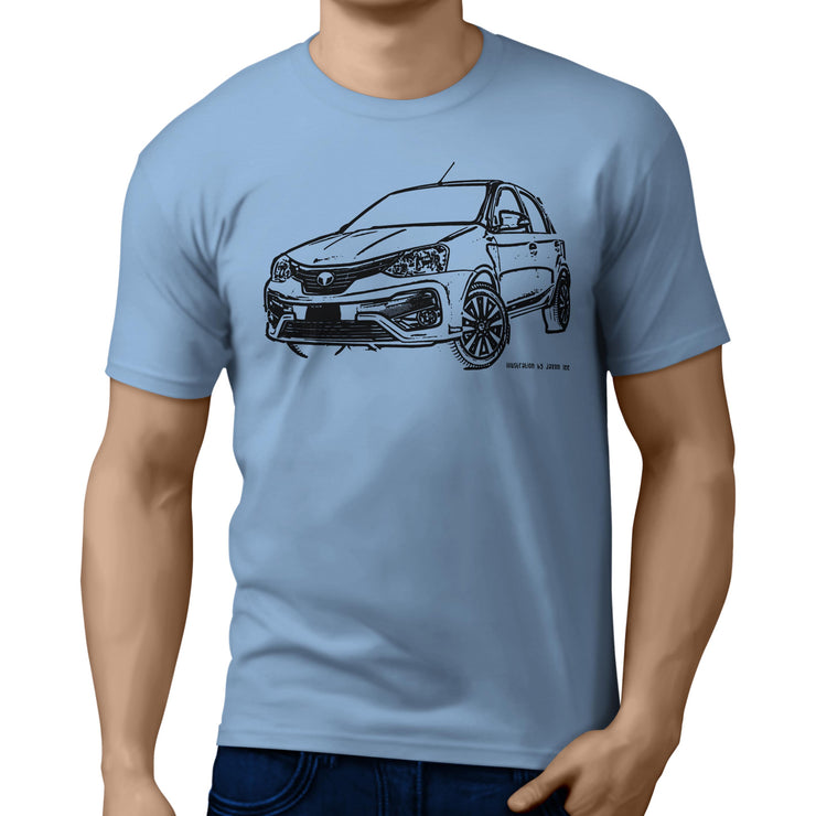 JL Illustration For A Toyota Eitos Liva Motorcar Fan T-shirt