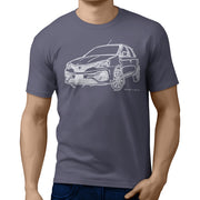 JL Illustration For A Toyota Eitos Liva Motorcar Fan T-shirt