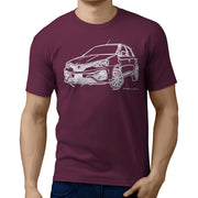 JL Illustration For A Toyota Eitos Liva Motorcar Fan T-shirt