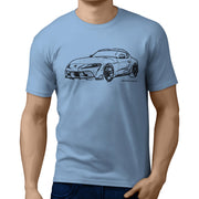 JL Illustration For A Toyota Supra Motorcar Fan T-shirt