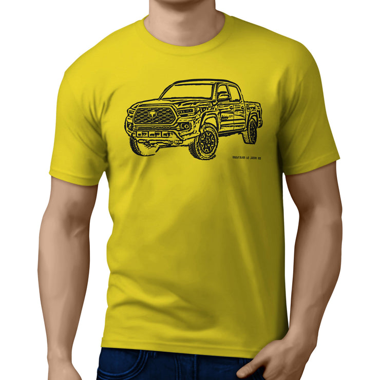 JL Illustration For A Toyota Tacoma Motorcar Fan T-shirt