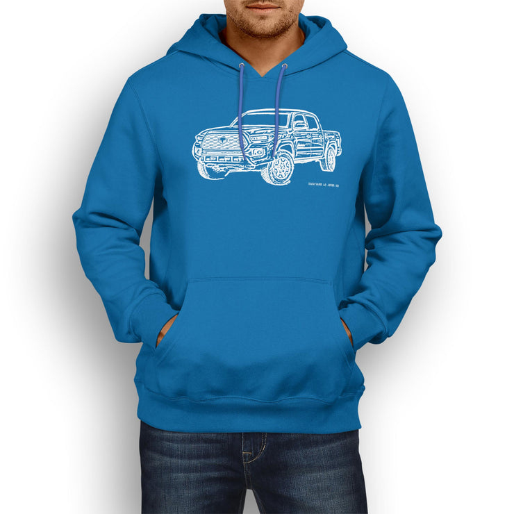 JL Illustration For A Toyota Tacoma Motorcar Fan Hoodie