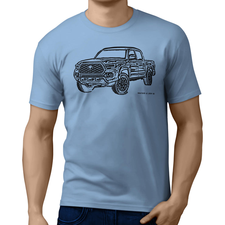 JL Illustration For A Toyota Tacoma Motorcar Fan T-shirt