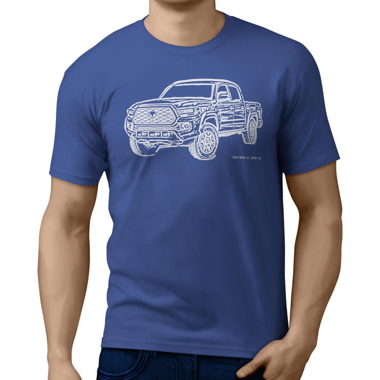 JL Illustration For A Toyota Tacoma Motorcar Fan T-shirt