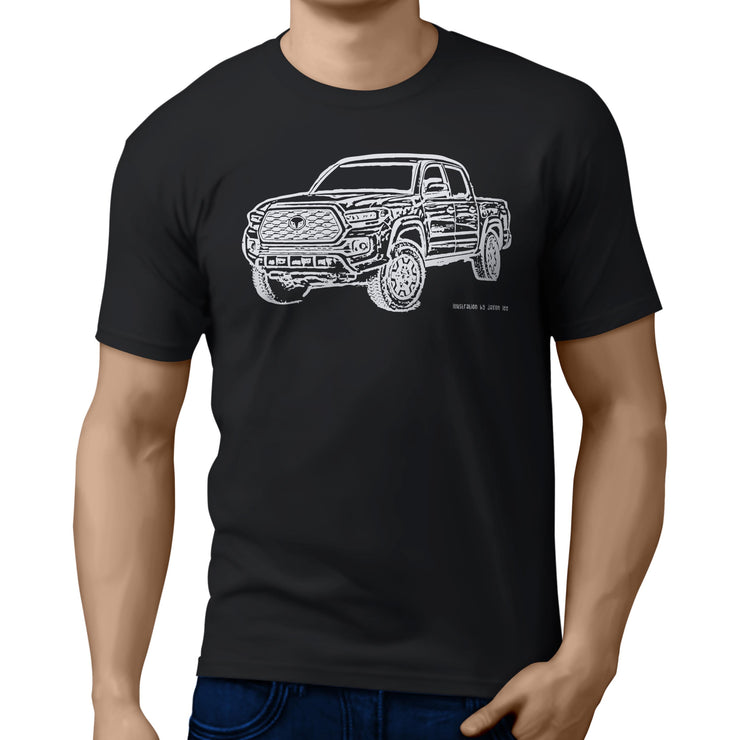 JL Illustration For A Toyota Tacoma Motorcar Fan T-shirt