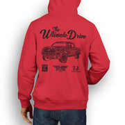 JL Ultimate Illustration For A Toyota Tacoma Motorcar Fan Hoodie