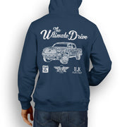 JL Ultimate Illustration For A Toyota Tacoma Motorcar Fan Hoodie