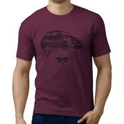 Jaxon Lee Illustration For A Abarth 595 GTI Motorcar Fan T-shirt