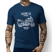 Jaxon Lee Illustration For A BMW K1600GT Motorbike Fan T-shirt