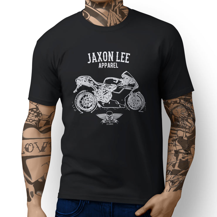 Jaxon Lee Illustration For A Ducati 1098S Motorbike Fan T-shirt