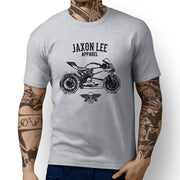 Jaxon Lee Illustration For A Ducati 1198 Panigale R Motorbike Fan T-shirt