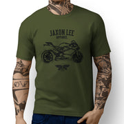 Jaxon Lee Illustration For A Ducati 1199 Superleggera Motorbike Fan T-shirt