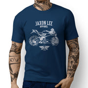 Jaxon Lee Illustration For A Ducati 899 Panigale Motorbike Fan T-shirt