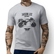 Jaxon Lee Illustration For A Ducati 999 Motorbike Fan T-shirt