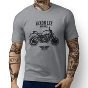 Jaxon Lee Illustration For A Ducati Monster 1200 Motorbike Fan T-shirt