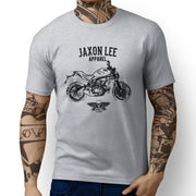 Jaxon Lee Illustration For A Ducati Monster 797 Motorbike Fan T-shirt