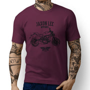 Jaxon Lee Illustration For A Ducati Monster 797 Motorbike Fan T-shirt