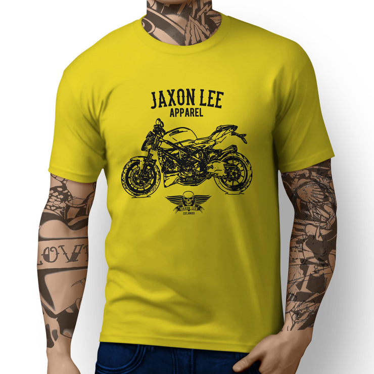 Jaxon Lee Illustration For A Ducati Streetfighter 848 v2 Motorbike Fan T-shirt