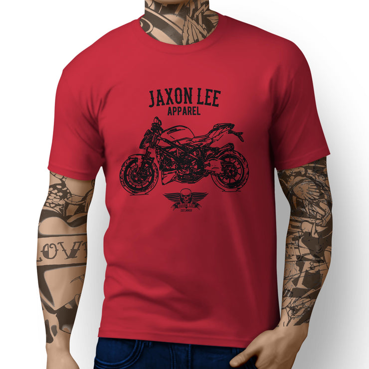 Jaxon Lee Illustration For A Ducati Streetfighter 848 v2 Motorbike Fan T-shirt