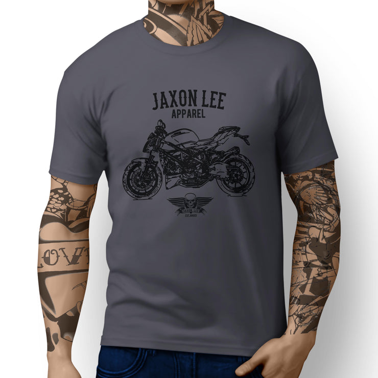 Jaxon Lee Illustration For A Ducati Streetfighter 848 v2 Motorbike Fan T-shirt