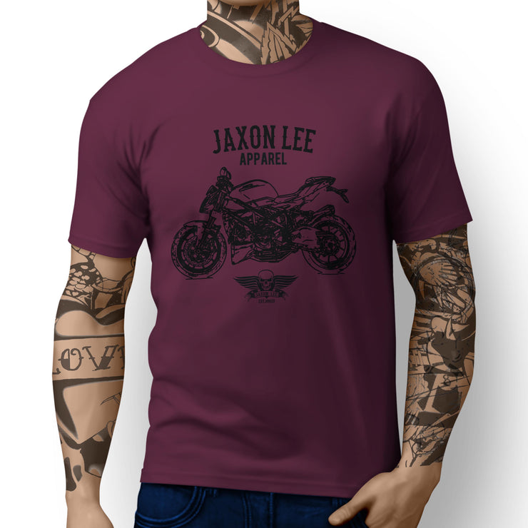 Jaxon Lee Illustration For A Ducati Streetfighter 848 v2 Motorbike Fan T-shirt