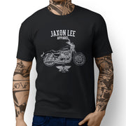 Jaxon Lee Art Tee aimed at fans of Harley Davidson SuperLow Motorbike