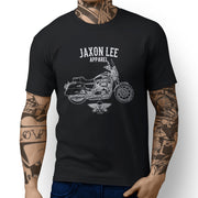 Jaxon Lee Art Tee aimed at fans of Harley Davidson SuperLow 1200T Motorbike