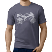 JL Illustration For A Ducati 749R Motorbike Fan T-shirt