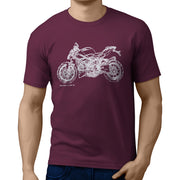 JL Illustration For A Ducati Streetfighter 848 v2 Motorbike Fan T-shirt