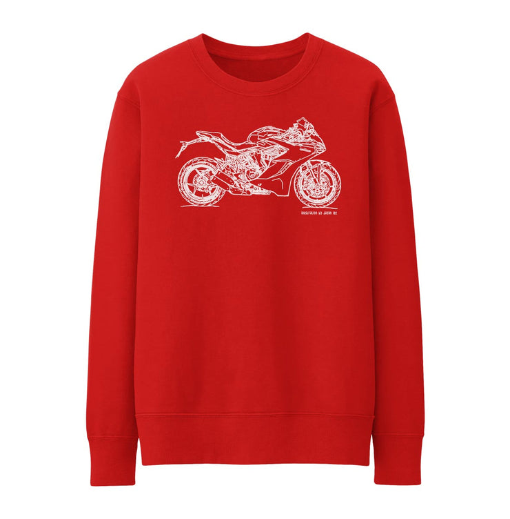 JL Illustration For A Ducati SuperSport S Motorbike Fan Jumper