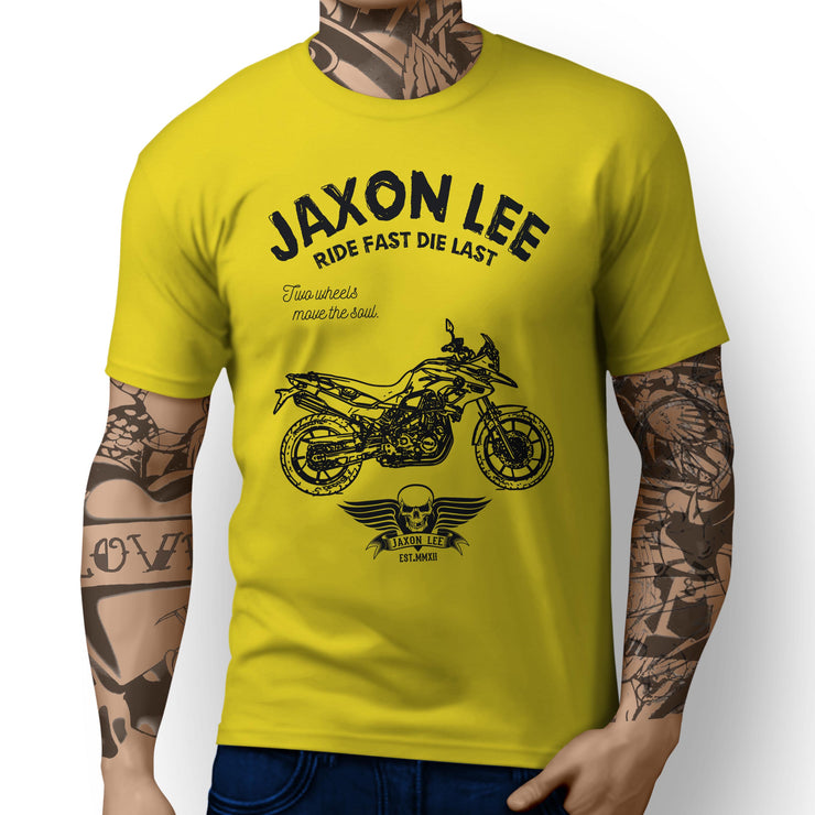 JL Ride BMW F700GS inspired Motorbike Art T-shirts - Jaxon lee