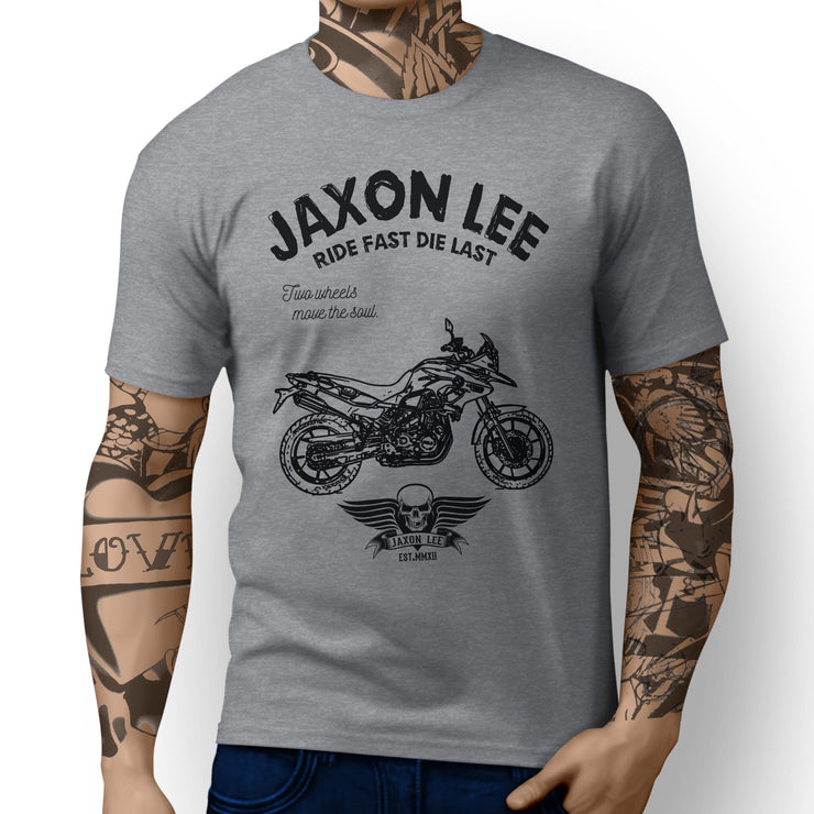 JL Ride BMW F700GS inspired Motorbike Art T-shirts - Jaxon lee