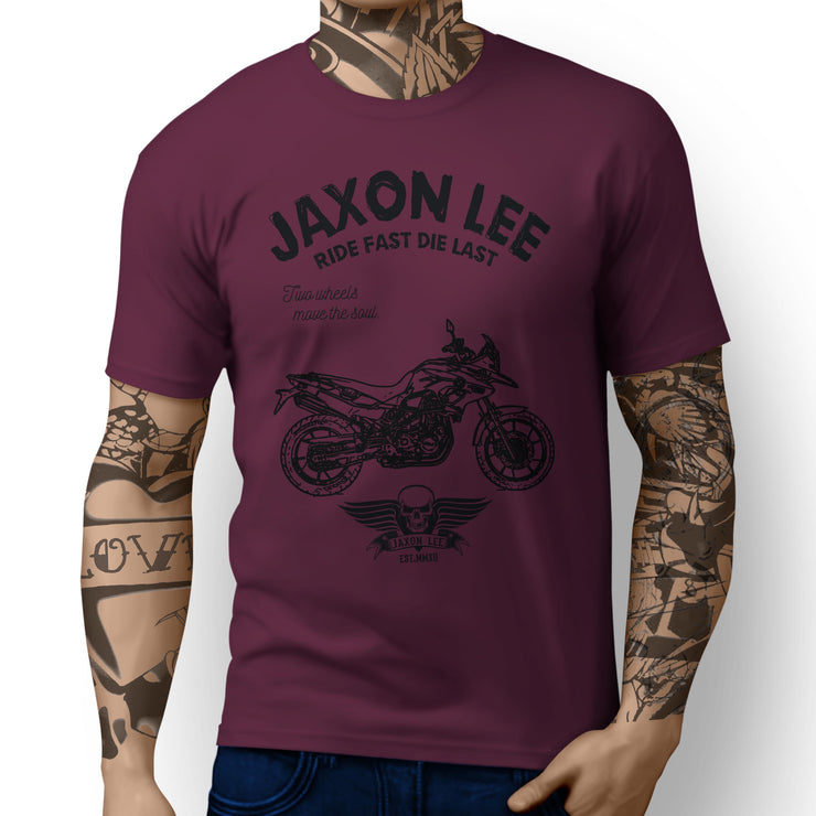 JL Ride BMW F700GS inspired Motorbike Art T-shirts - Jaxon lee