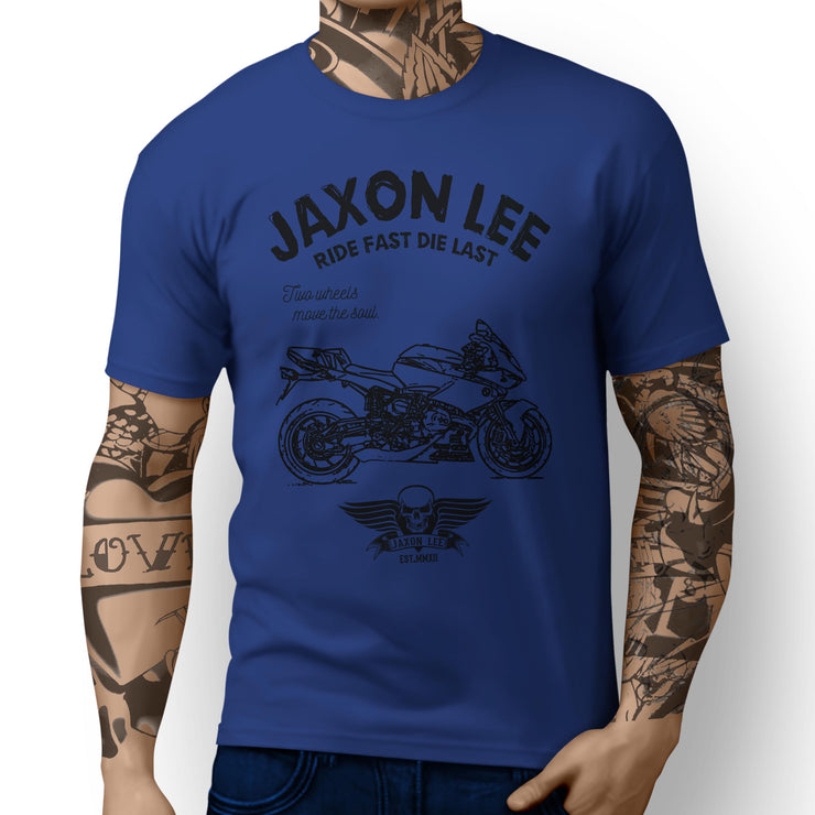 JL Ride BMW HP2 Sport inspired Motorbike Art T-shirts - Jaxon lee