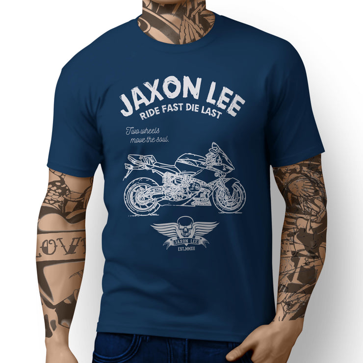 JL Ride BMW HP2 Sport inspired Motorbike Art T-shirts - Jaxon lee