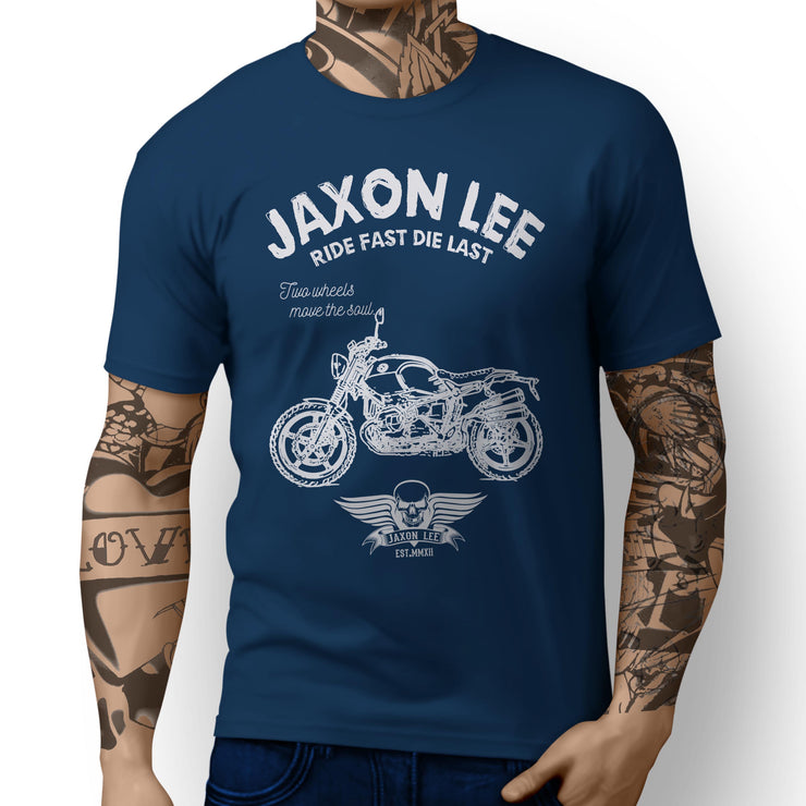JL Ride BMW RNineT Scrambler 2016 inspired Motorbike Art T-shirts - Jaxon lee