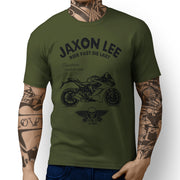 JL Ride Illustration For A Ducati SuperSport Motorbike Fan T-shirt