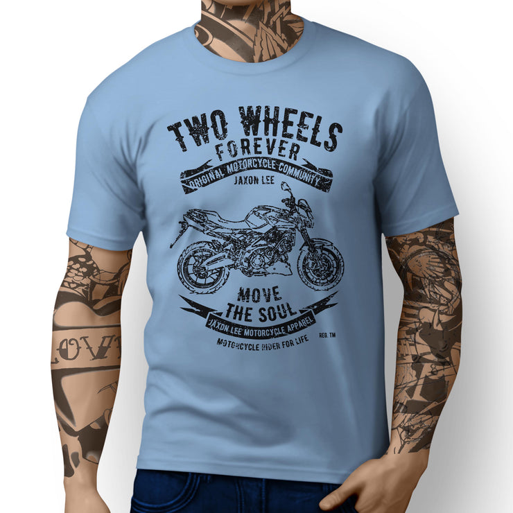 JL Soul Illustration for a Aprilia Shiver 750 Motorbike fan T-shirt - Jaxon lee