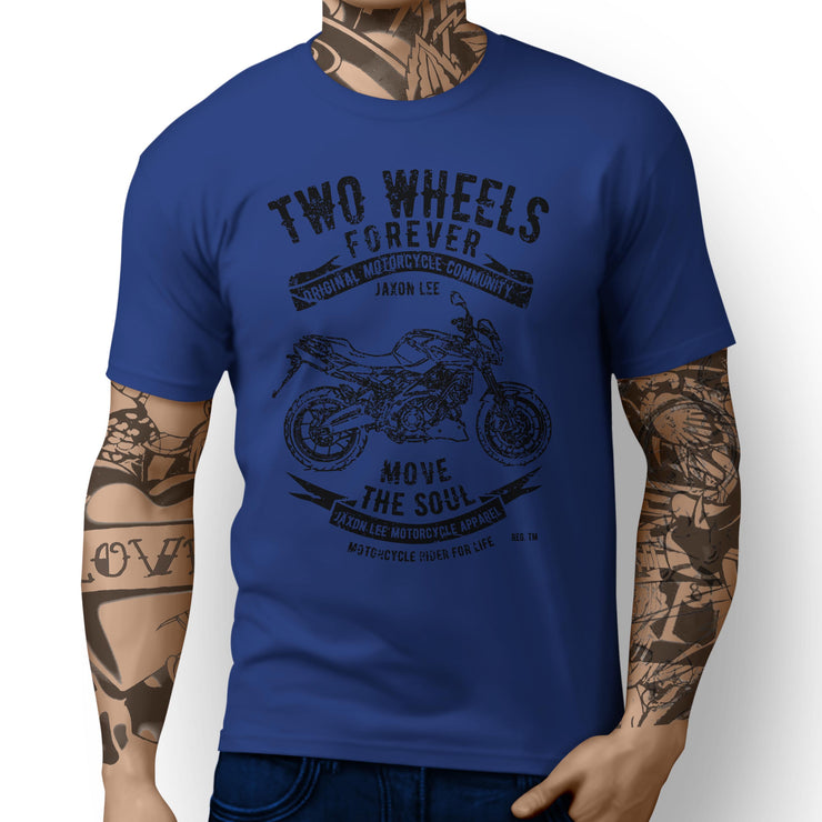 JL Soul Illustration for a Aprilia Shiver 750 Motorbike fan T-shirt - Jaxon lee