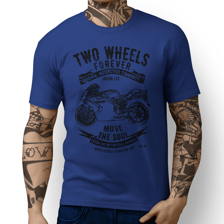 JL Soul Illustration For A Ducati 749S Motorbike Fan T-shirt - Jaxon lee