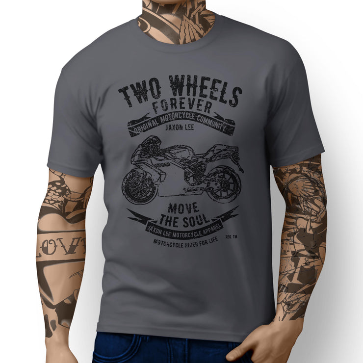 JL Soul Illustration For A Ducati 749S Motorbike Fan T-shirt - Jaxon lee