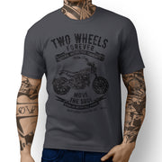 JL Soul Illustration For A Ducati Scrambler Full Throttle Motorbike Fan T-shirt - Jaxon lee