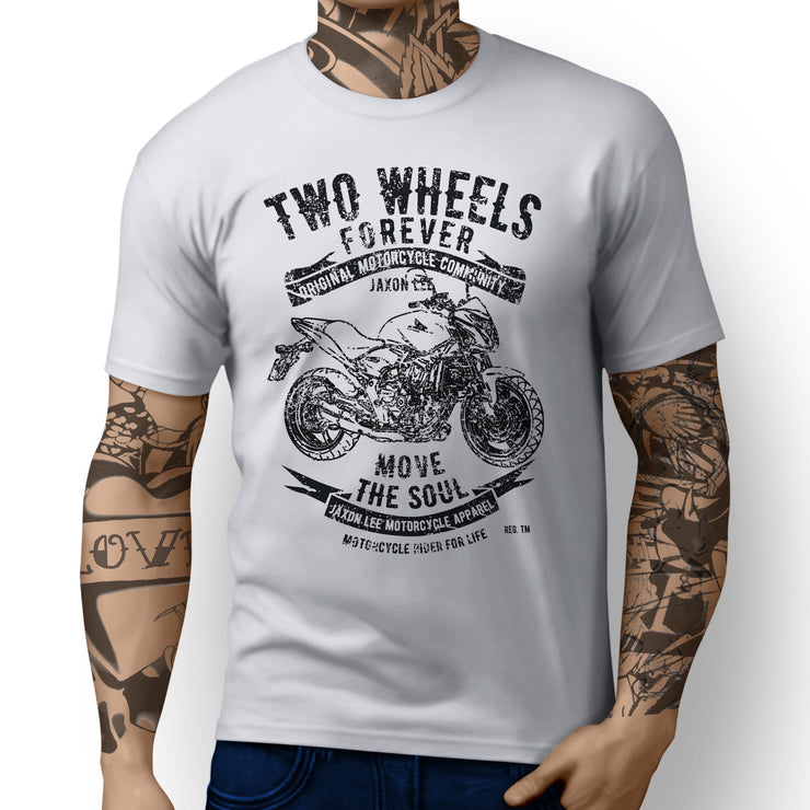 JL Soul Illustration For A Honda CB600F Motorbike Fan T-shirt
