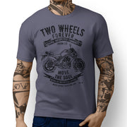 JL Soul Illustration For A Kawasaki ER6N Motorbike Fan T-shirt