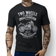 JL Soul Illustration For A Kawasaki ER6N Motorbike Fan T-shirt