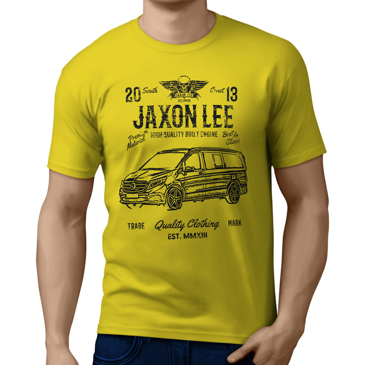 JL Soul Illustration For A Mercedes Benz V Class Motorcar Fan T-shirt