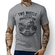 JL Soul Illustration For A Suzuki V Strom 650 2015 Motorbike Fan T-shirt